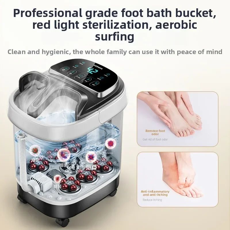 Household High-depth Bucket 5-in-1 Foot Soaking Automatic Tai Chi Massage Heating Constant Temperature Foot Washing Basin
Household High-depth Bucket 5-in-1 Foot Soaking Automatic Tai Chi Massage Heating Constant Temperature Foot Washing Basin