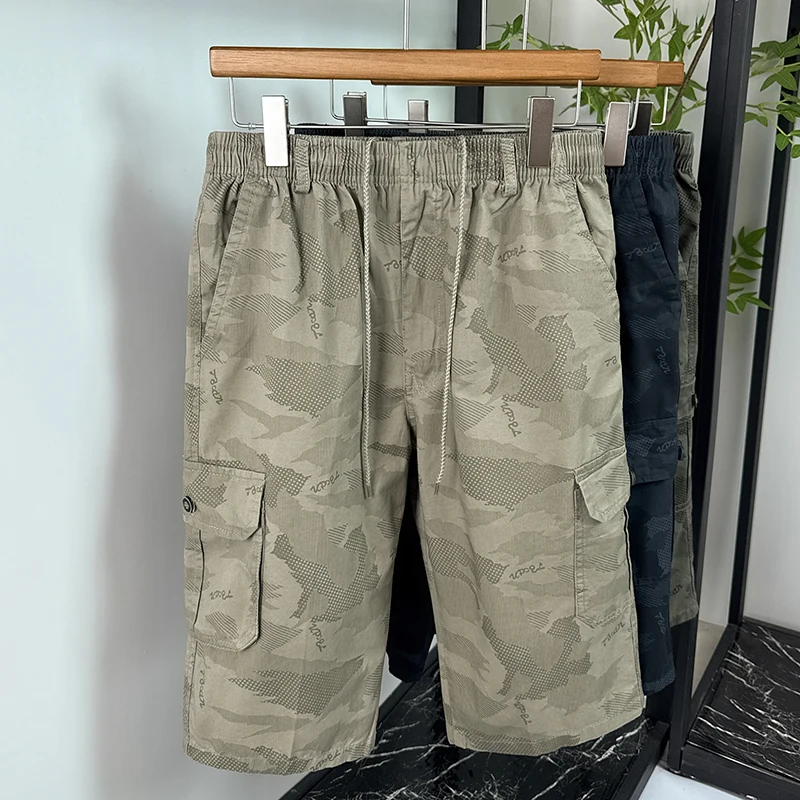 Breathable Tooling Wind Cotton Cropped Pants Summer Camouflage Straight Pants Loose Casual Large Size Men's Multi-Pocket Shorts
Breathable Tooling Wind Cotton Cropped Pants Summer Camouflage Straight Pants Loose Casual Large Size Men's Multi-Pocket Shorts