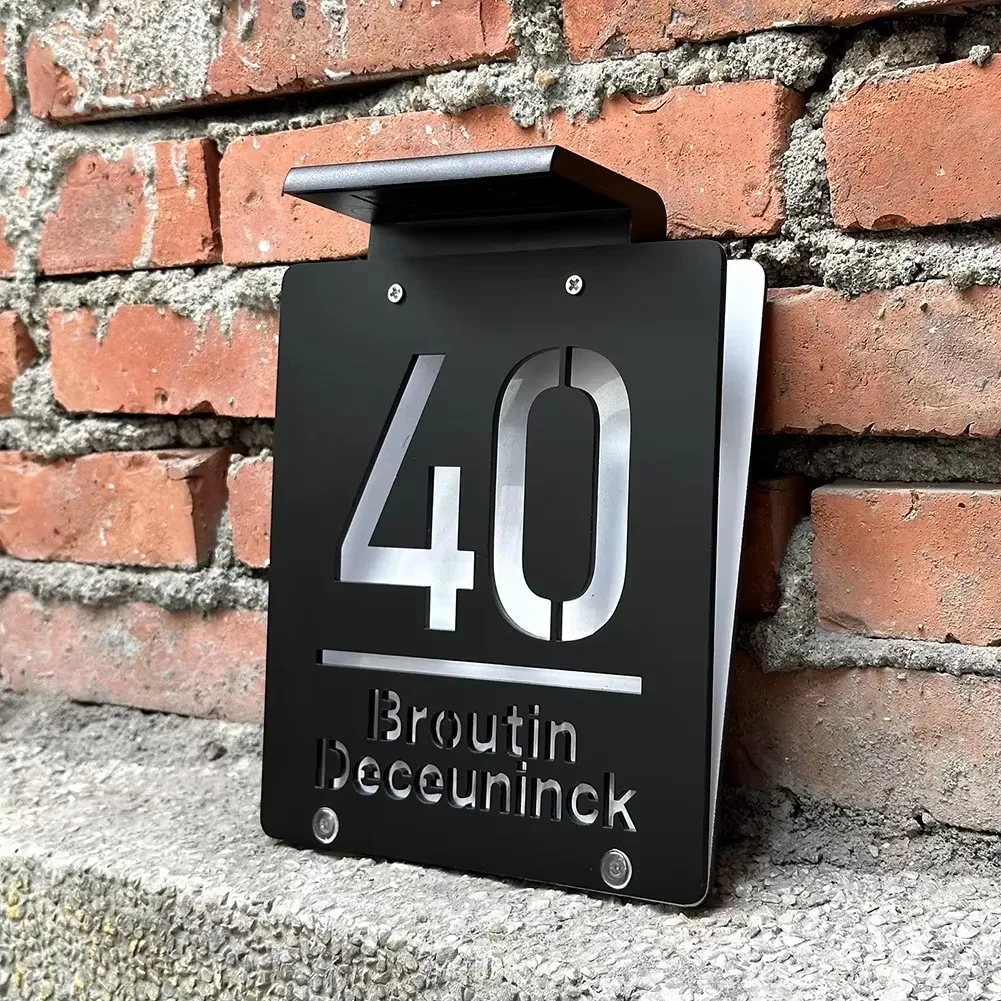 Personalized Exterior Solar House Sign Address Family Name House Number Outdoor LED Street Door Sign 3D Acrylic Door Plate
Personalized Exterior Solar House Sign Address Family Name House Number Outdoor LED Street Door Sign 3D Acrylic Door Plate