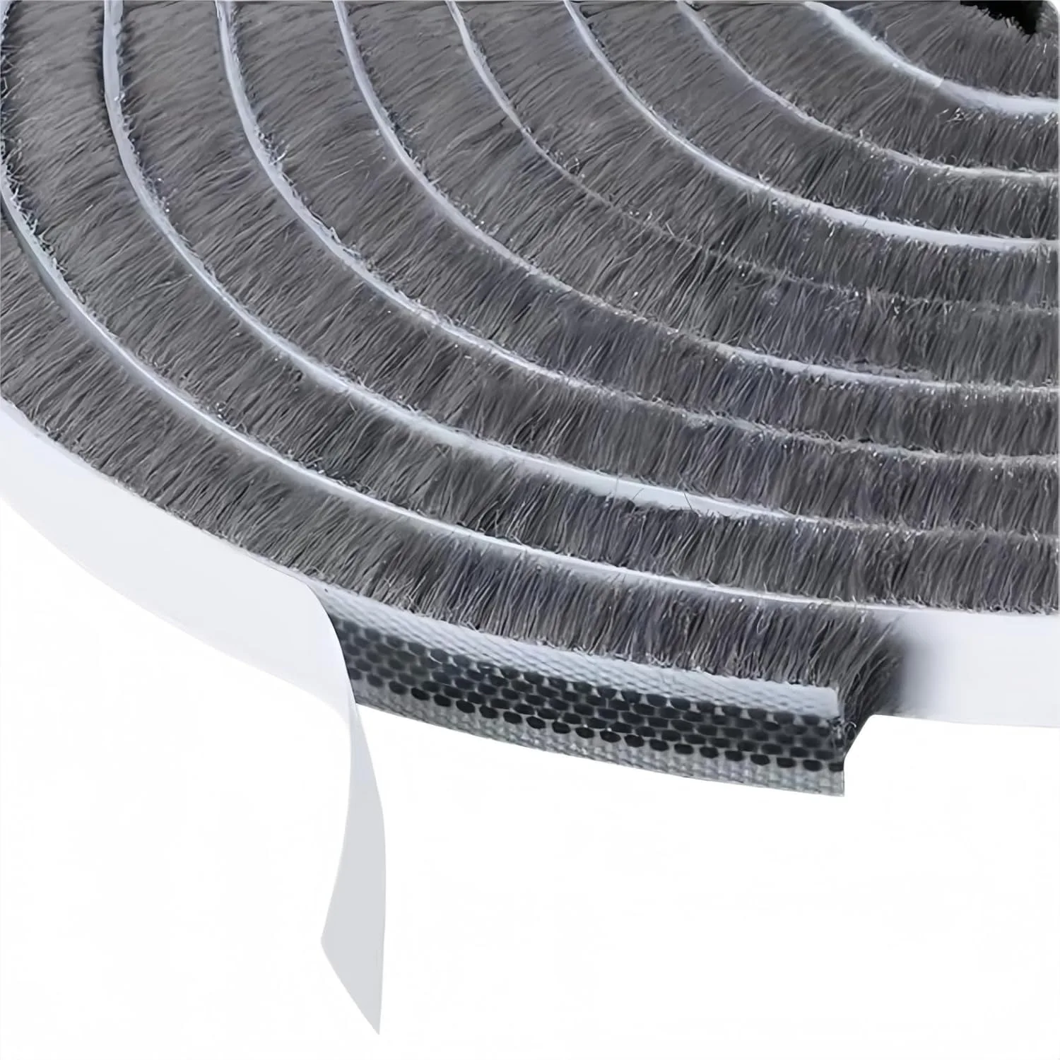 Weather Stripping Door Seal, 33 Ft Self-Adhesive Insulation Strip for Window Soundproofing, 0.35"Wide x 0.2"Thick, Gray
Weather Stripping Door Seal, 33 Ft Self-Adhesive Insulation Strip for Window Soundproofing, 0.35"Wide x 0.2"Thick, Gray