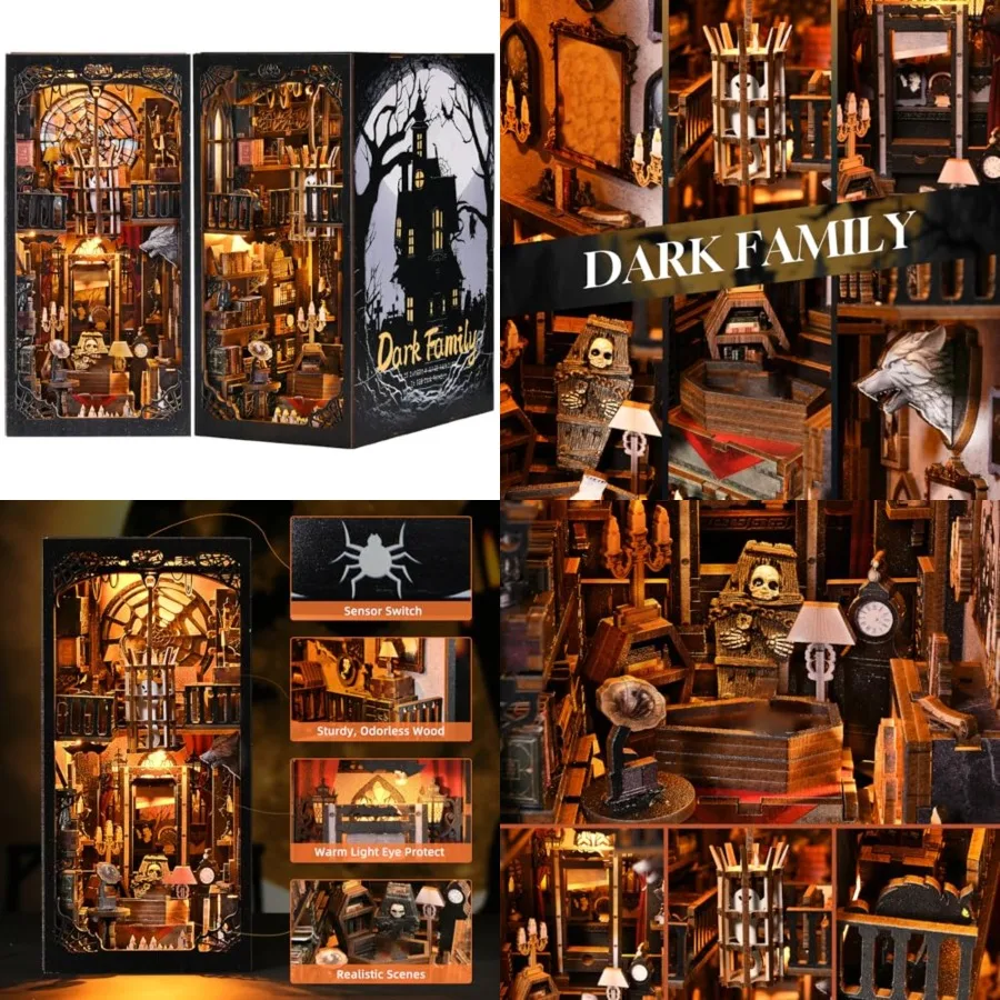 Book Nook Kit, Book Nook Kits for Adults DIY Booknook Model Build, DIY 3D Wooden Puzzle Bookend Booknook Bookshelf Insert Minia
Book Nook Kit, Book Nook Kits for Adults DIY Booknook Model Build, DIY 3D Wooden Puzzle Bookend Booknook Bookshelf Insert Minia