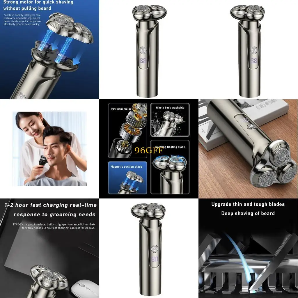 Электрический бритву 96GF для мужчин с удобным инструментом USB USB
Электрический бритву 96GF для мужчин с удобным инструментом USB USB