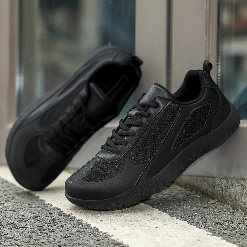 Men's Wide Toe Box Sneakers Zero Drop Minimalist Walking Shoes Non-slip Breathable Off-road Sports Shoes Lace Up Casual Shoes
Men's Wide Toe Box Sneakers Zero Drop Minimalist Walking Shoes Non-slip Breathable Off-road Sports Shoes Lace Up Casual Shoes