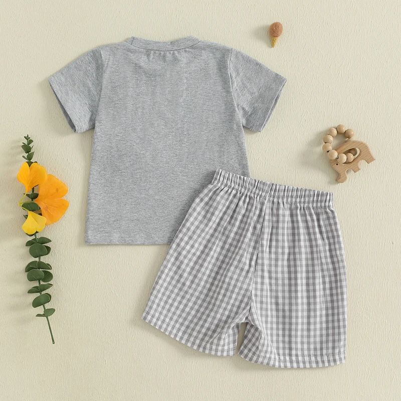 Adorable Infant Boy Casual Wear Sleeveless Tank Top and Denim Shorts 2 Piece Set with Cute Animal Print Design
Adorable Infant Boy Casual Wear Sleeveless Tank Top and Denim Shorts 2 Piece Set with Cute Animal Print Design