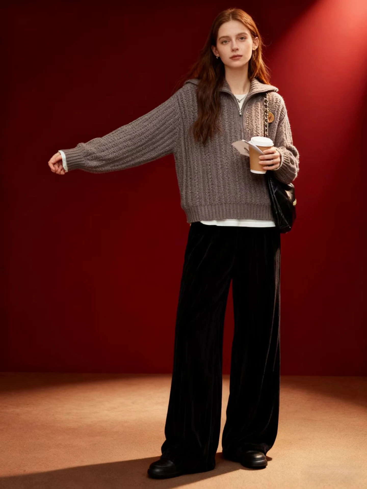 Брюки HUAAPPUW из вельвета с широкими штанинами, черные, повседневные, для женщин, осень-зима, новинка, прямой крой
Брюки HUAAPPUW из вельвета с широкими штанинами, черные, повседневные, для женщин, осень-зима, новинка, прямой крой