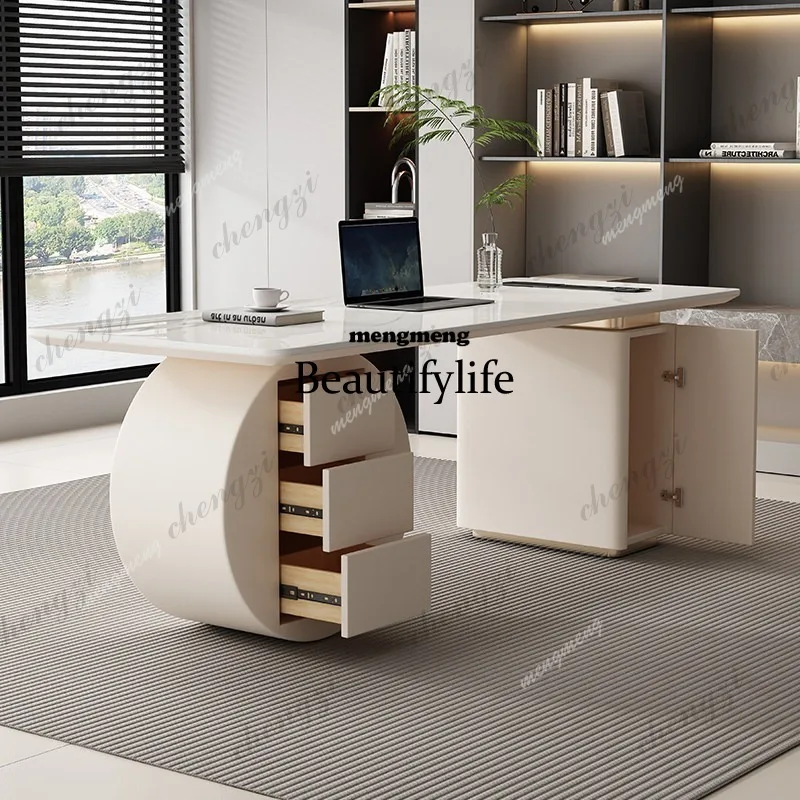 51 Cream wind rock board light luxury modern home desk study computer table high-end medical beauty consultation table
51 Cream wind rock board light luxury modern home desk study computer table high-end medical beauty consultation table