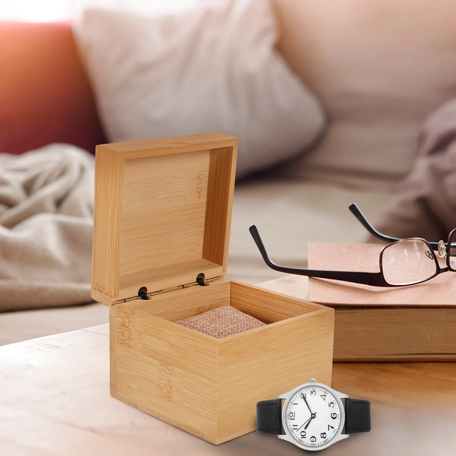 Bamboo Watch Case for Men Travel Portable Storage Display Small Watch Sunglasses Glasses Packaging Box Small Box 
Bamboo Watch Case for Men Travel Portable Storage Display Small Watch Sunglasses Glasses Packaging Box Small Box