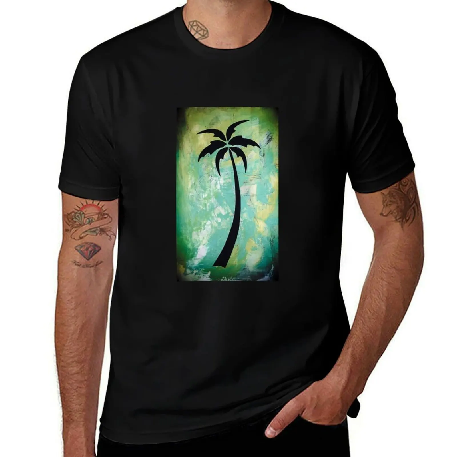 Palm tree T-Shirt for a boy heavyweights kawaii clothes plain black t shirts men
Palm tree T-Shirt for a boy heavyweights kawaii clothes plain black t shirts men