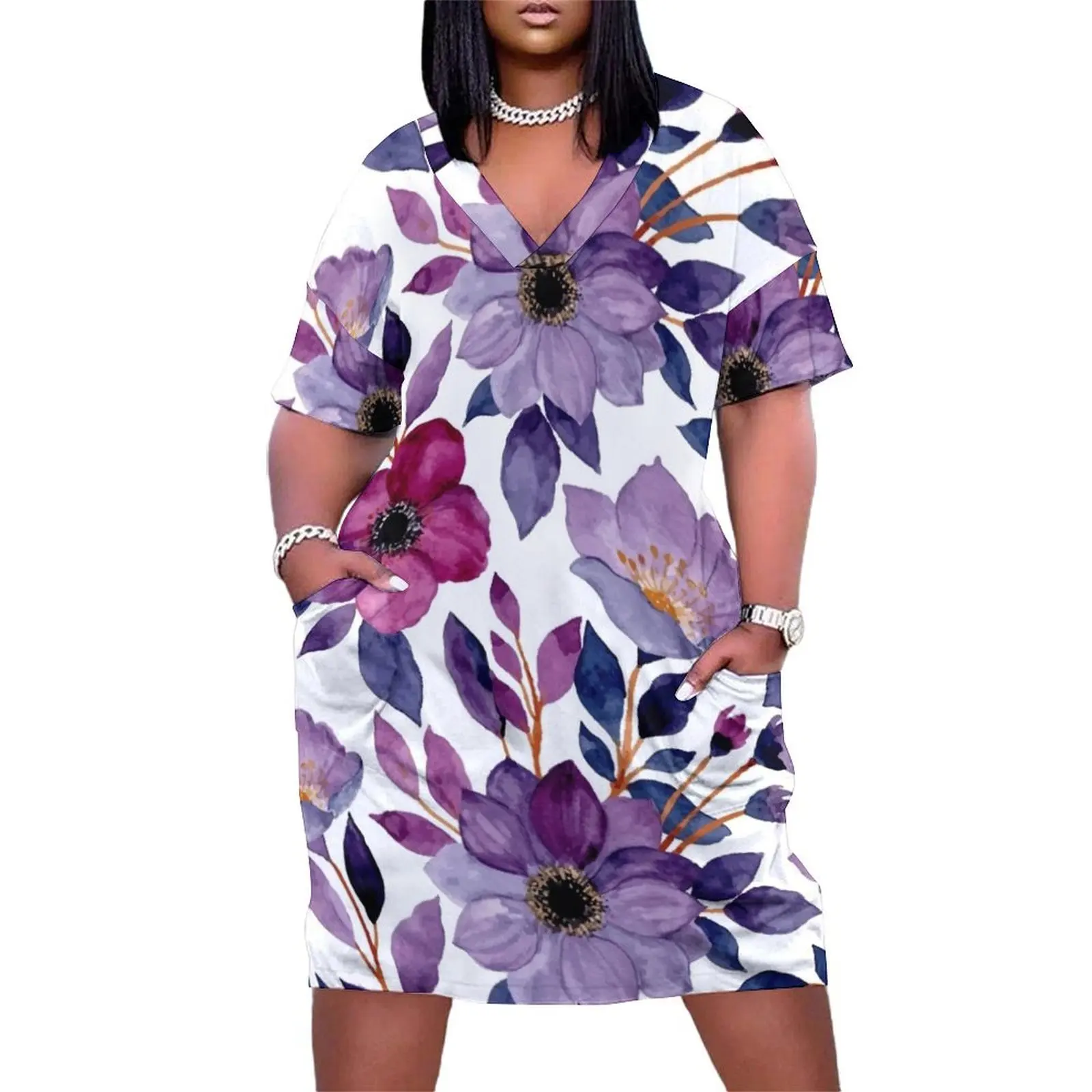 Hawaiian Tropical Floral Seamless Pattern Loose Pocket Dress Womens dresses Elegant gown african dresses for woman
Hawaiian Tropical Floral Seamless Pattern Loose Pocket Dress Womens dresses Elegant gown african dresses for woman
