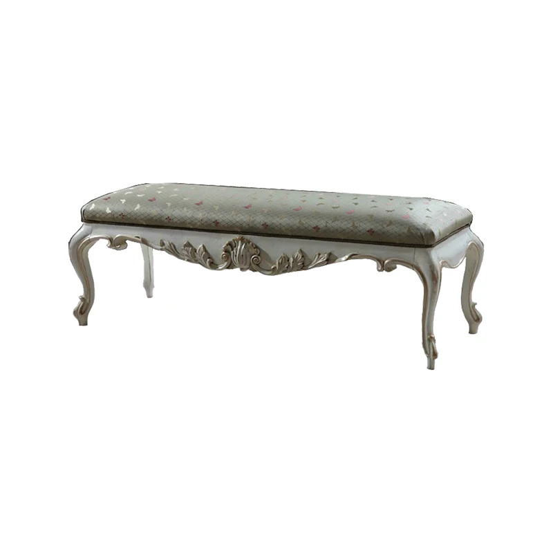!@High Quality French Style Bedroom Antique Finish Leisure Long Bed Bench Birch Wood Legs Fabric Ottoman Bench Living Room
!@High Quality French Style Bedroom Antique Finish Leisure Long Bed Bench Birch Wood Legs Fabric Ottoman Bench Living Room