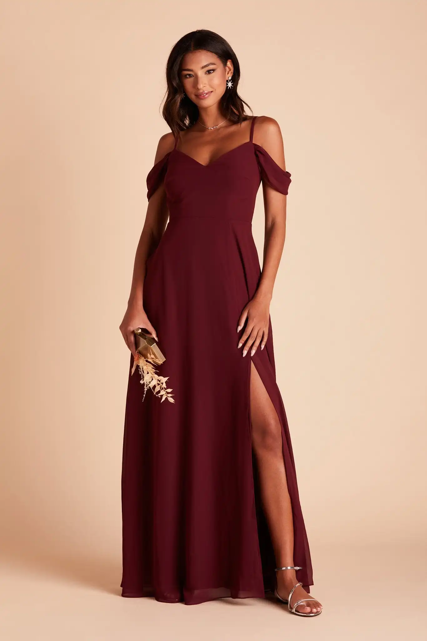 Chiffon Long Bridesmaid Dresses 2022 Spaghetti Straps Ruched Split Plus Size Maid of Honor Split Front Wedding Guest Dress
Chiffon Long Bridesmaid Dresses 2022 Spaghetti Straps Ruched Split Plus Size Maid of Honor Split Front Wedding Guest Dress