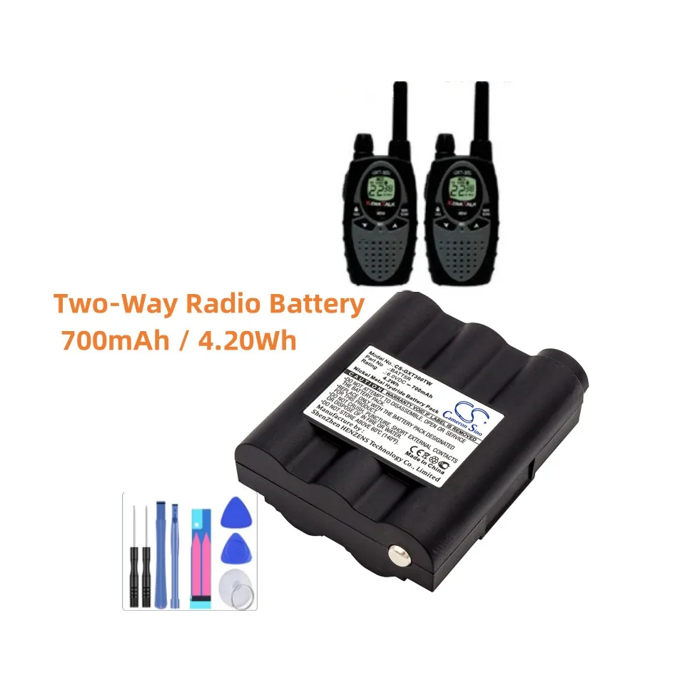 Two Way Radio Battery For Alan BATT5R BATT-5R PB-ATL/G7 G7 Midland G7 XT G7 XTR G7 MAG GXT-300 GXT-325 GXT-400 GXT-444 GXT-450
Two Way Radio Battery For Alan BATT5R BATT-5R PB-ATL/G7 G7 Midland G7 XT G7 XTR G7 MAG GXT-300 GXT-325 GXT-400 GXT-444 GXT-450