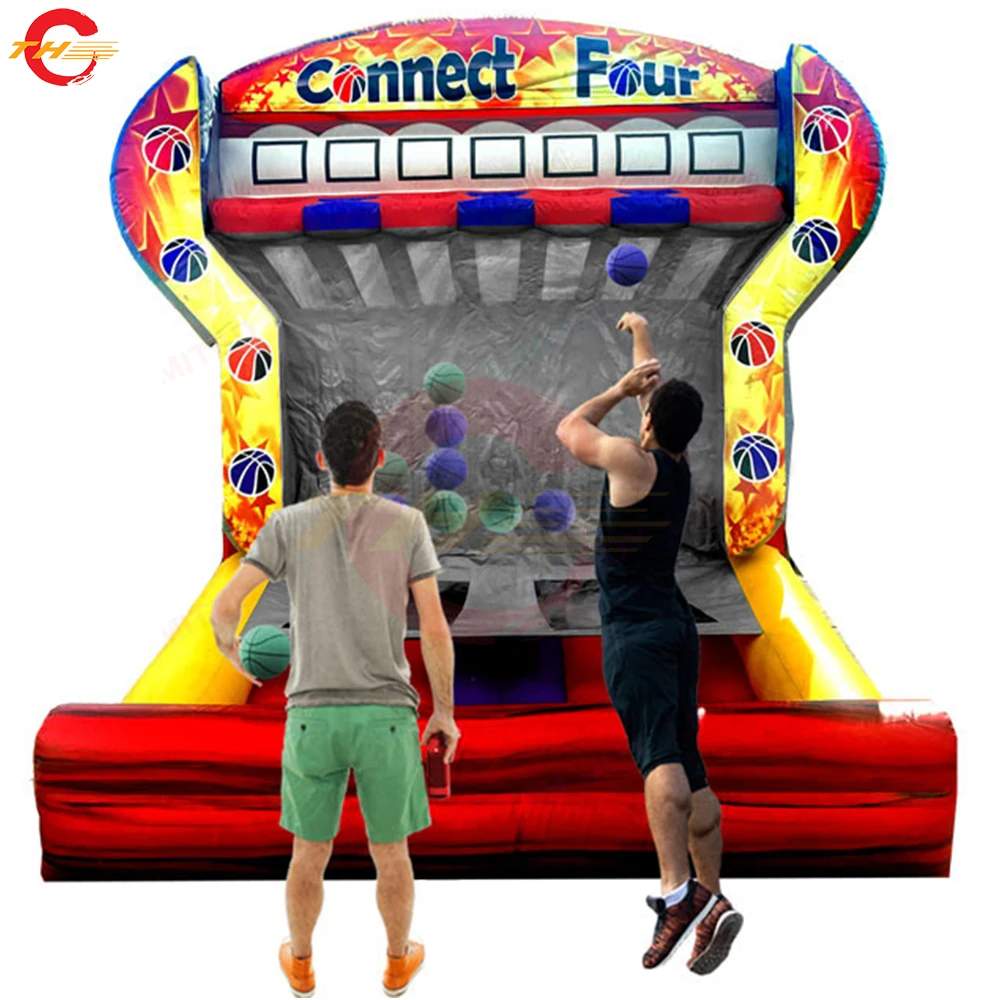 Outdoor Party Rental Carnival Inflatable Basketball Connect 4 Sports Games 3.7x3.1x3.7mH Inflatable Basketball Shooting Game Toy
Outdoor Party Rental Carnival Inflatable Basketball Connect 4 Sports Games 3.7x3.1x3.7mH Inflatable Basketball Shooting Game Toy