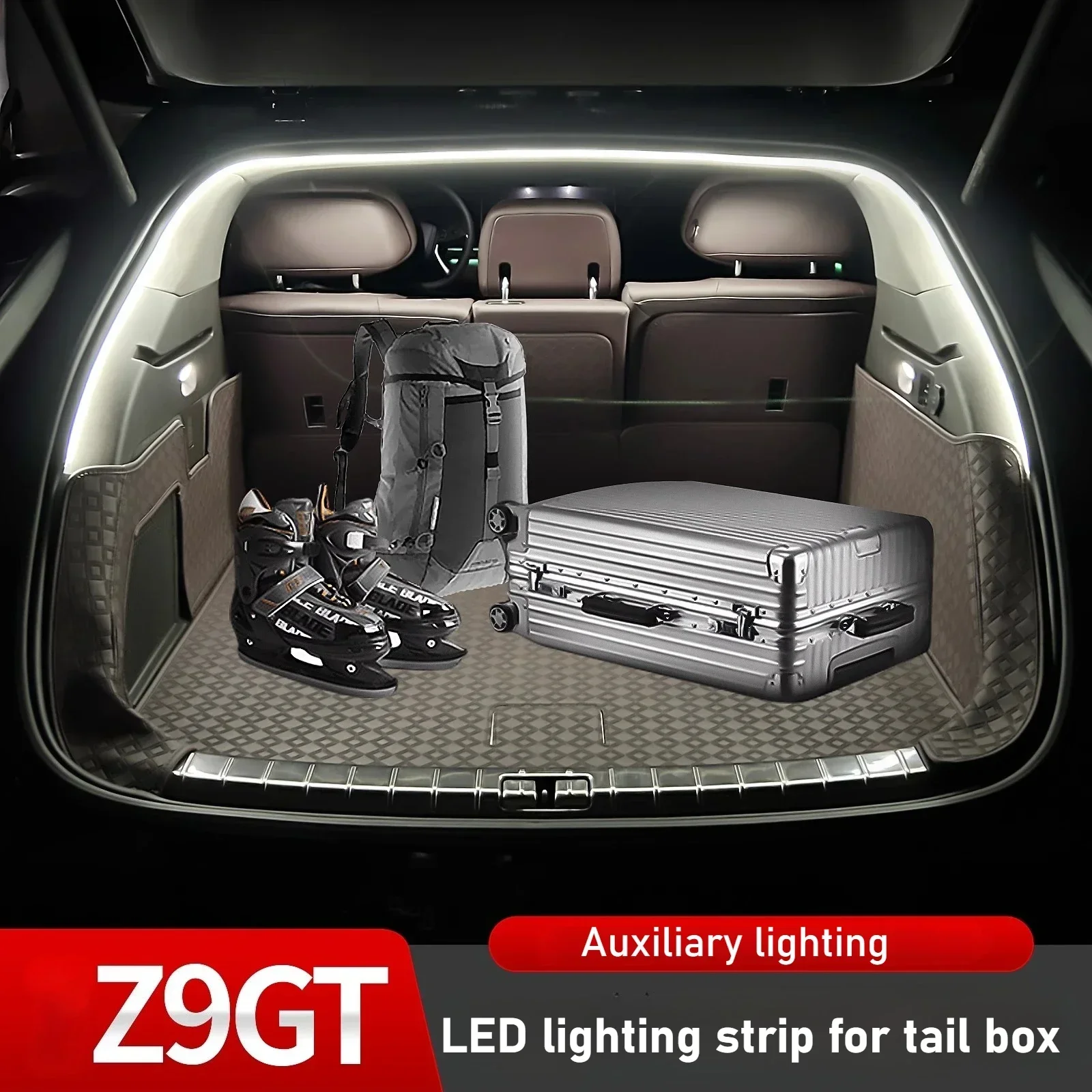 For DENZA Z9GT Car Trunk LED Light Strip Ambient Lights Interior Decor Trunk Lighting Wireless Automatic Sensing Tailgate Lamp
For DENZA Z9GT Car Trunk LED Light Strip Ambient Lights Interior Decor Trunk Lighting Wireless Automatic Sensing Tailgate Lamp