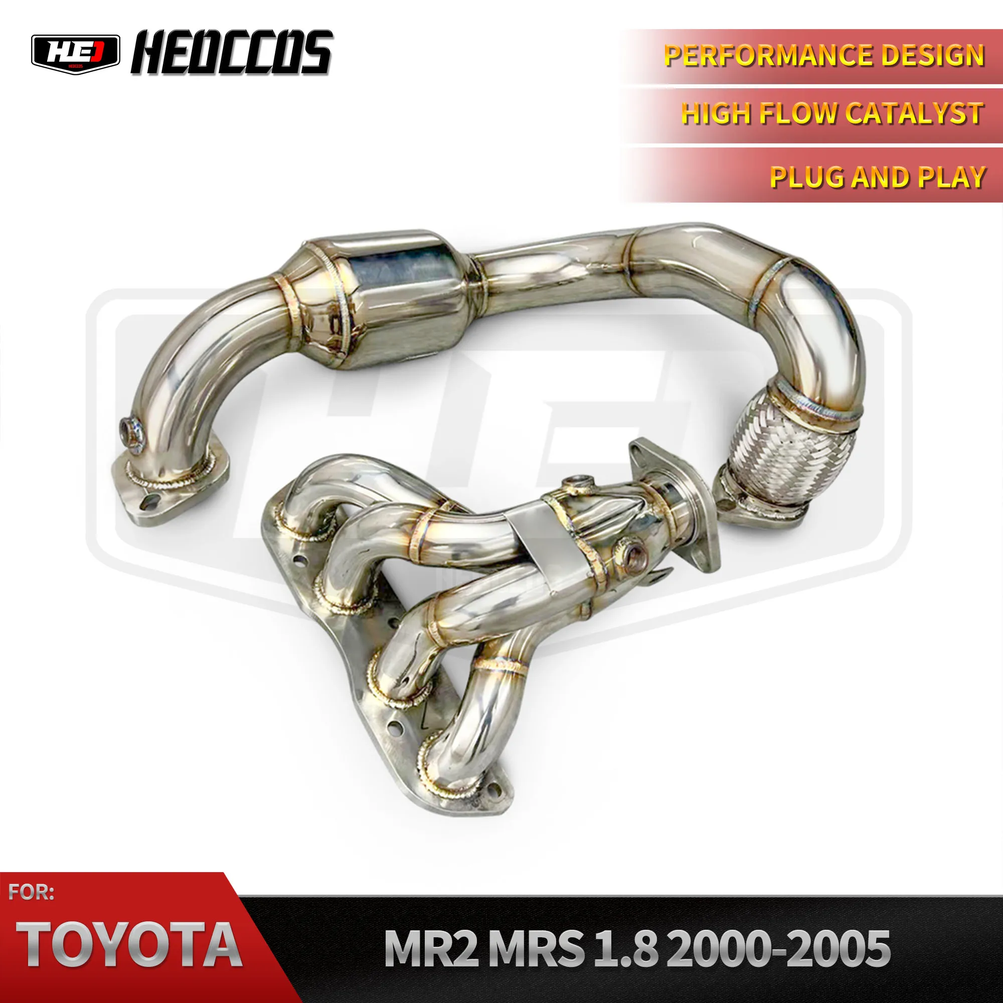 HEO High Performance Manifold for Toyota Mr2 Mrs 1.8 2000-2005 Exhaust System Stainless Steel Headers With Catalys
HEO High Performance Manifold for Toyota Mr2 Mrs 1.8 2000-2005 Exhaust System Stainless Steel Headers With Catalys
