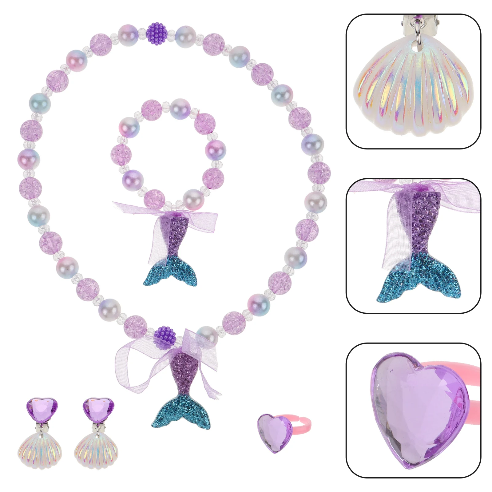 Pearl Shell Bracelet Theme Jewelry for Little Girls Necklace Set Costume Toddler Baby
Pearl Shell Bracelet Theme Jewelry for Little Girls Necklace Set Costume Toddler Baby