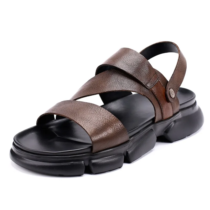 2026 Summer Mens Genuine Leather Sandals Luxury Handmade Quality Comfortable Outdoor Daily Platform Breathable Fashion Slippers
2026 Summer Mens Genuine Leather Sandals Luxury Handmade Quality Comfortable Outdoor Daily Platform Breathable Fashion Slippers