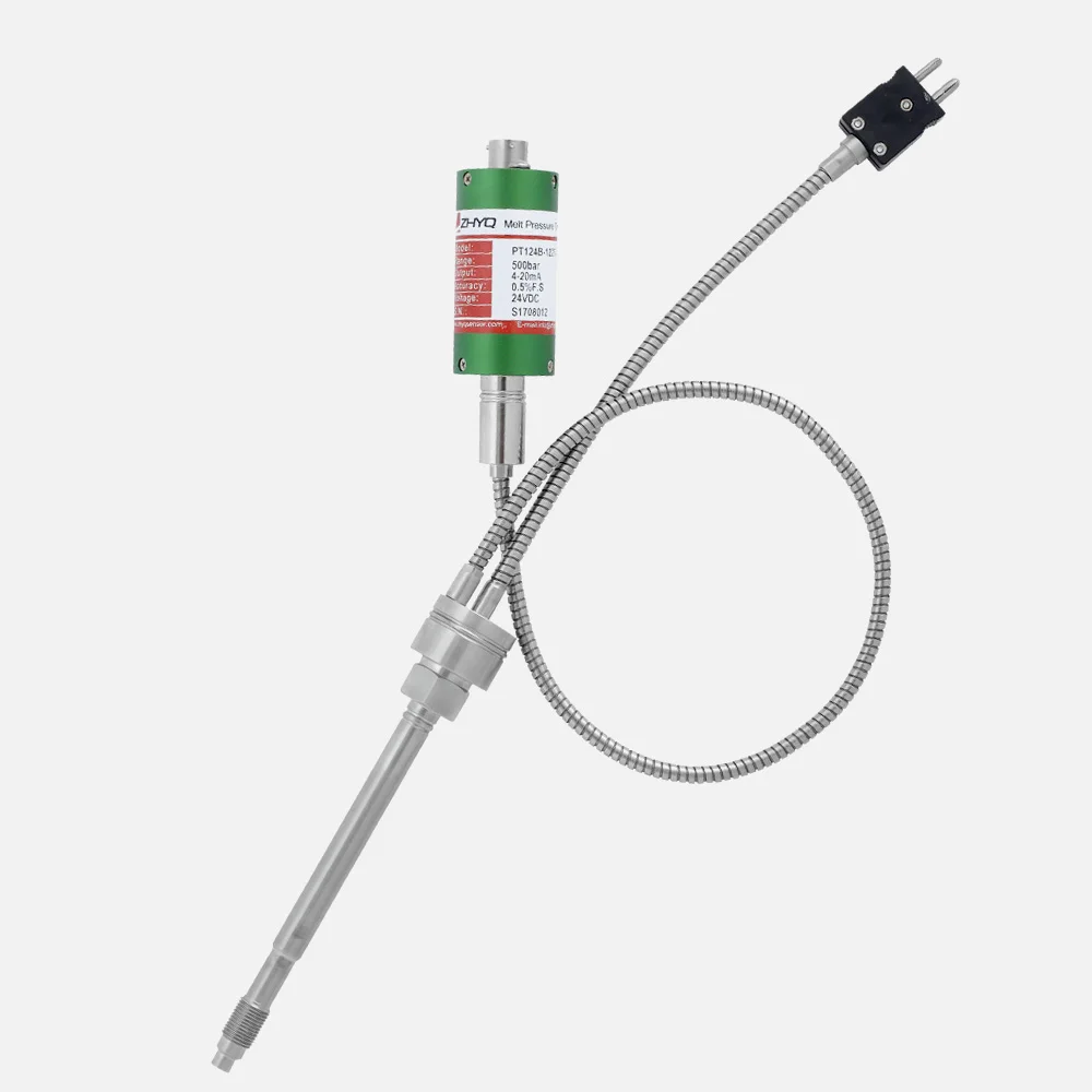 mV/V output silicon oil filled free sanitary flexible melt pressure sensor with thermocouple
mV/V output silicon oil filled free sanitary flexible melt pressure sensor with thermocouple
