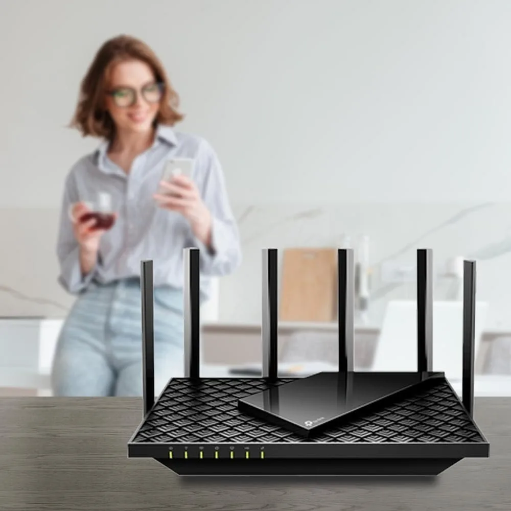 Dual Band Gigabit Wireless Internet Router, High-Speed ax Router for Streaming, Long Range Coverage
Dual Band Gigabit Wireless Internet Router, High-Speed ax Router for Streaming, Long Range Coverage