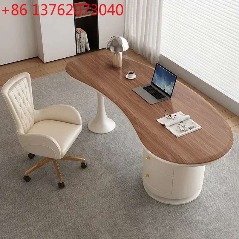Cream Style Walnut Solid Wood Desk Office Computer Writing Desk Room Desks Computer Table Office Gaming Light Luxury Modern
Cream Style Walnut Solid Wood Desk Office Computer Writing Desk Room Desks Computer Table Office Gaming Light Luxury Modern