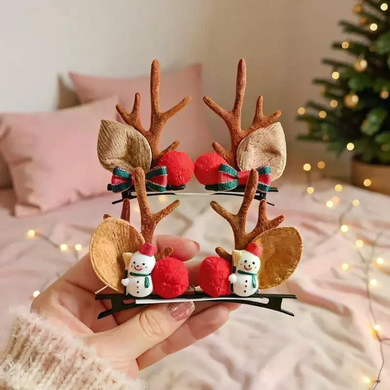 2 шт., рождественские заколки для волос с рогами, подвески, рождественские украшения, веселый рождественский декор для девочек, аксессуары для волос с оленями, с Новым годом
2 шт., рождественские заколки для волос с рогами, подвески, рождественские украшения, веселый рождественский декор для девочек, аксессуары для волос с оленями, с Новым годом