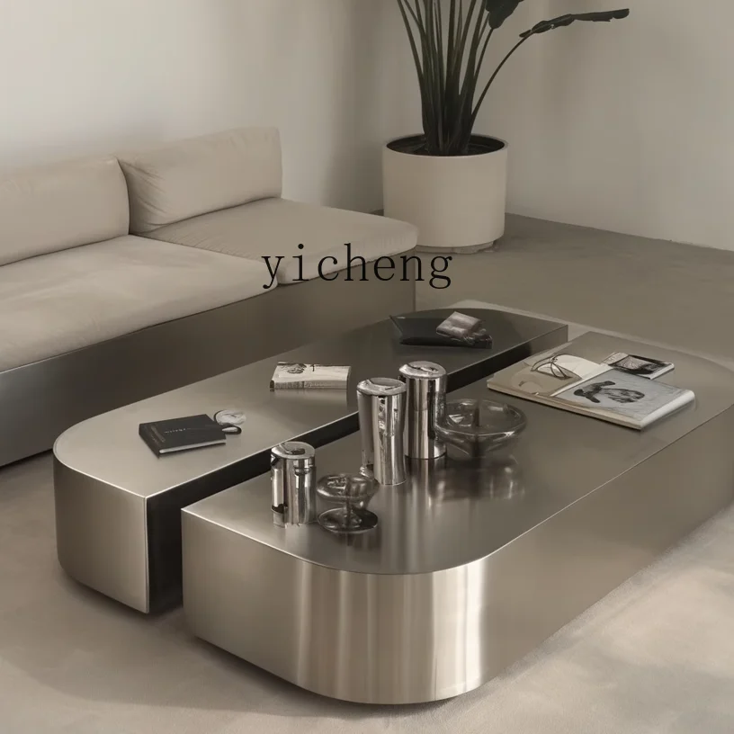 XL small apartment stainless steel minimalist coffee table shoe and clothing store guide platform
XL small apartment stainless steel minimalist coffee table shoe and clothing store guide platform