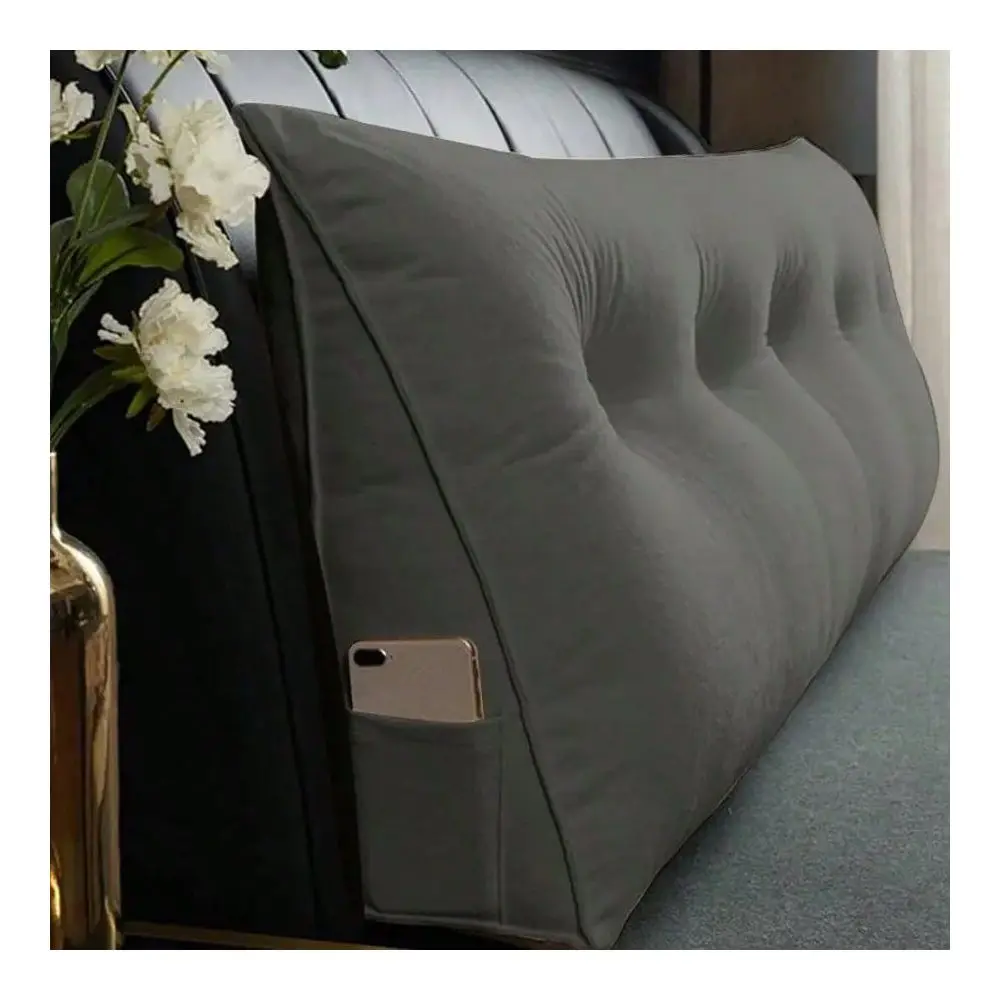 Reading Cushion With A ButtonGray 1005020cm
Reading Cushion With A ButtonGray 1005020cm