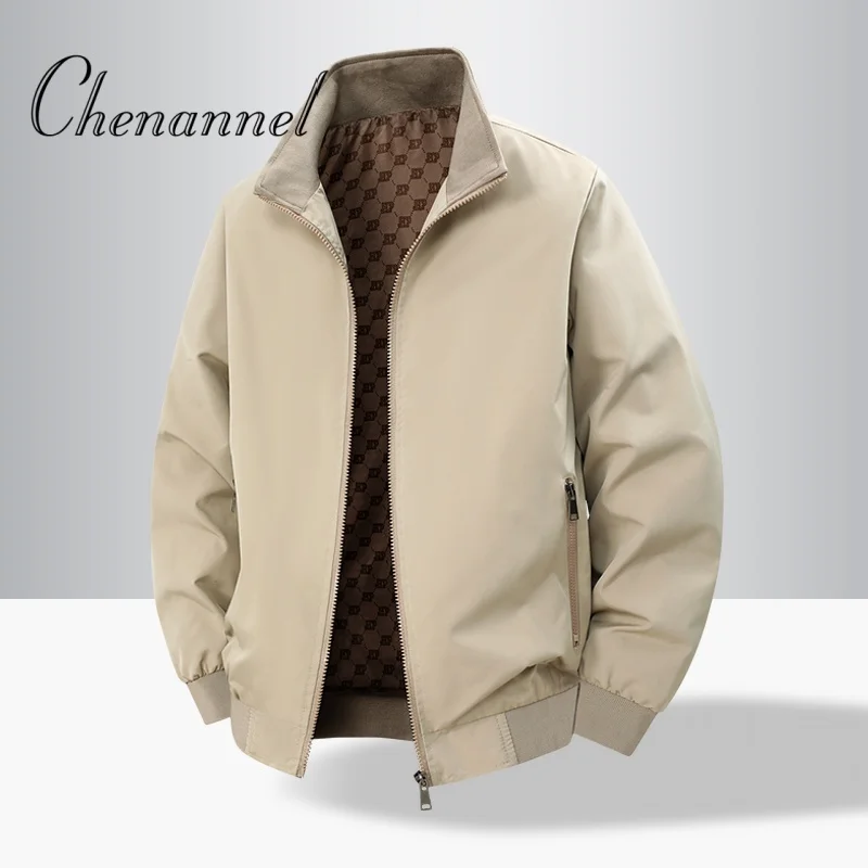 Men'S Outerwear For Spring And Autumn Simple Dad'S Wear Casual Stand-Up Collar Jacket Windproof And Warm Jacket For Men
Men'S Outerwear For Spring And Autumn Simple Dad'S Wear Casual Stand-Up Collar Jacket Windproof And Warm Jacket For Men