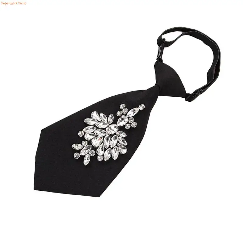 Q5WE Elegant Unisex Necktie With Dazzling Rhinestones Soft Polyester For Any Occasion
Q5WE Elegant Unisex Necktie With Dazzling Rhinestones Soft Polyester For Any Occasion
