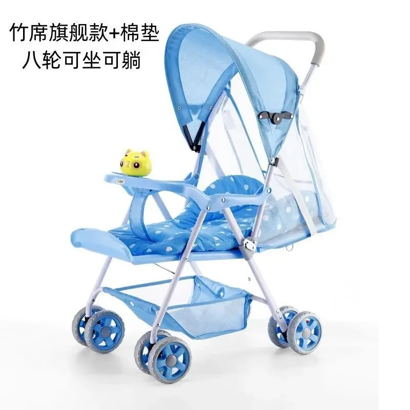 Baby Stroller Reclined Lightweight Foldable Four Wheeled Umbrella Cart for Babies To Walk Outside
Baby Stroller Reclined Lightweight Foldable Four Wheeled Umbrella Cart for Babies To Walk Outside