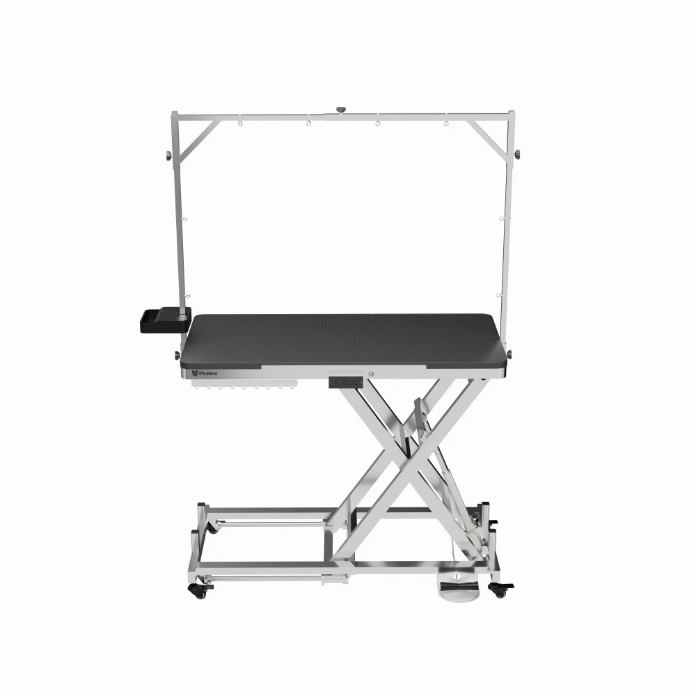 Certified Veterinary Standard Pet Grooming Table Customized Stainless Steel Pet Dog Grooming Table
Certified Veterinary Standard Pet Grooming Table Customized Stainless Steel Pet Dog Grooming Table