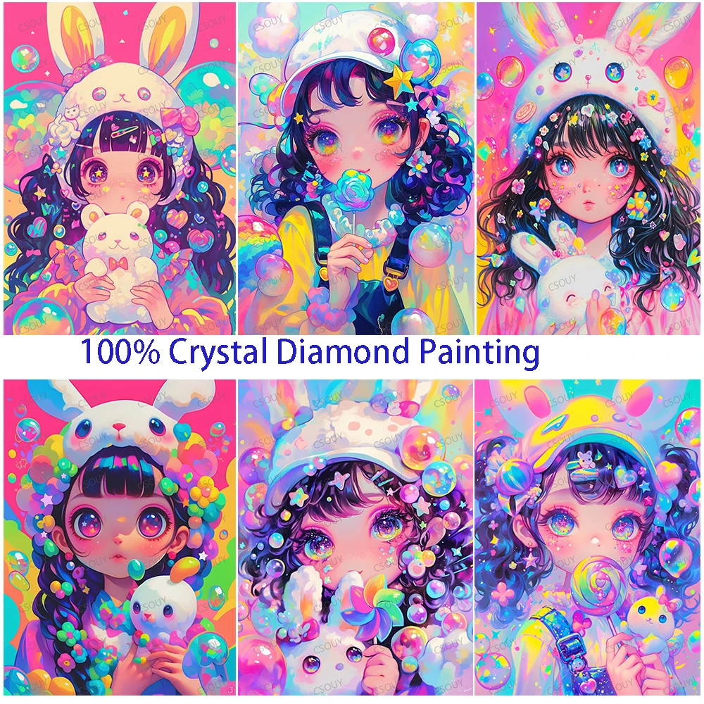Sweet-style girl 100% Fairy Dust Diamond Painting Full Square Drill Crystal Cross Stitch Embroidery Mosaic Needlework Rhinestone
Sweet-style girl 100% Fairy Dust Diamond Painting Full Square Drill Crystal Cross Stitch Embroidery Mosaic Needlework Rhinestone