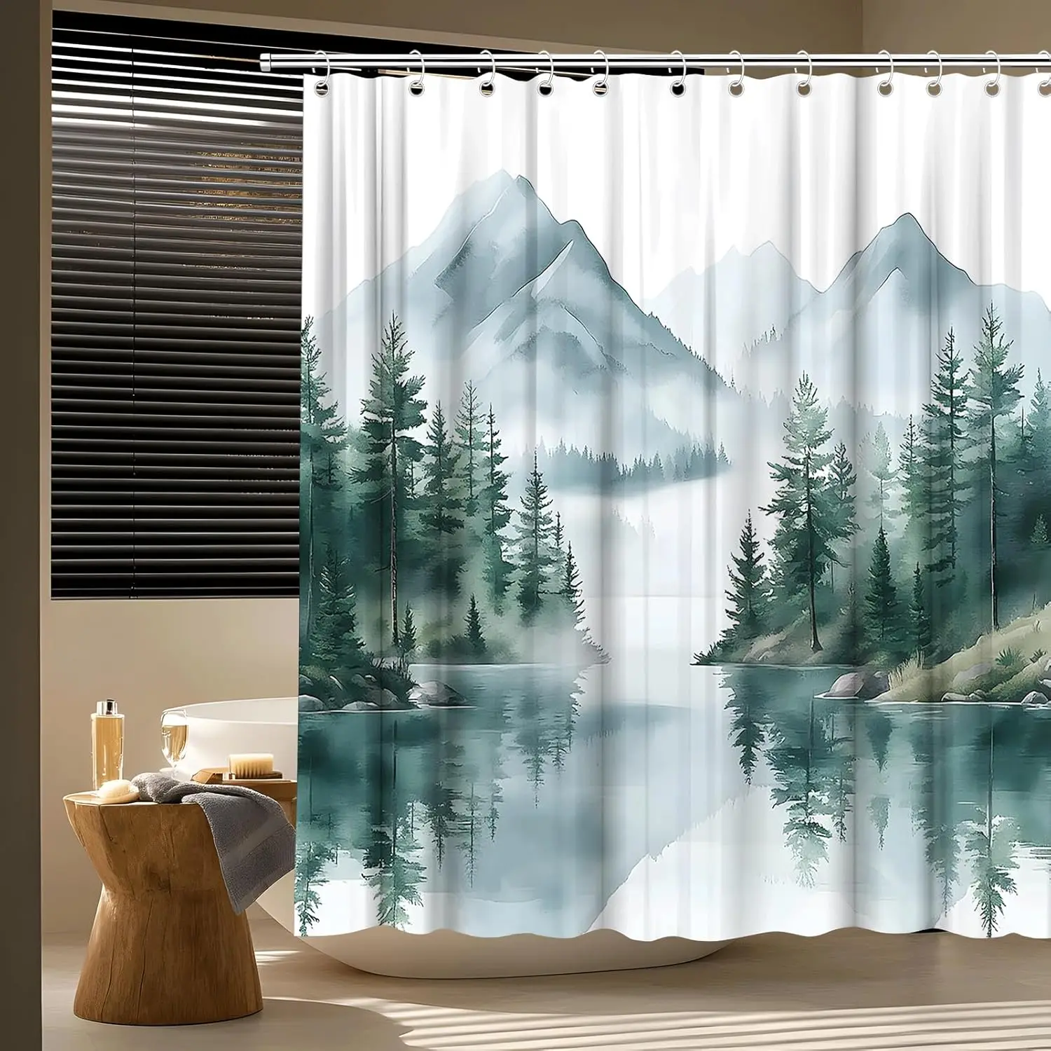 Зеленый туманный лес, гора, занавеска для душа, акварель, сосна, туманное озеро, природный пейзаж, уличная занавеска для ванны, ткань для ванной комнаты
Зеленый туманный лес, гора, занавеска для душа, акварель, сосна, туманное озеро, природный пейзаж, уличная занавеска для ванны, ткань для ванной комнаты