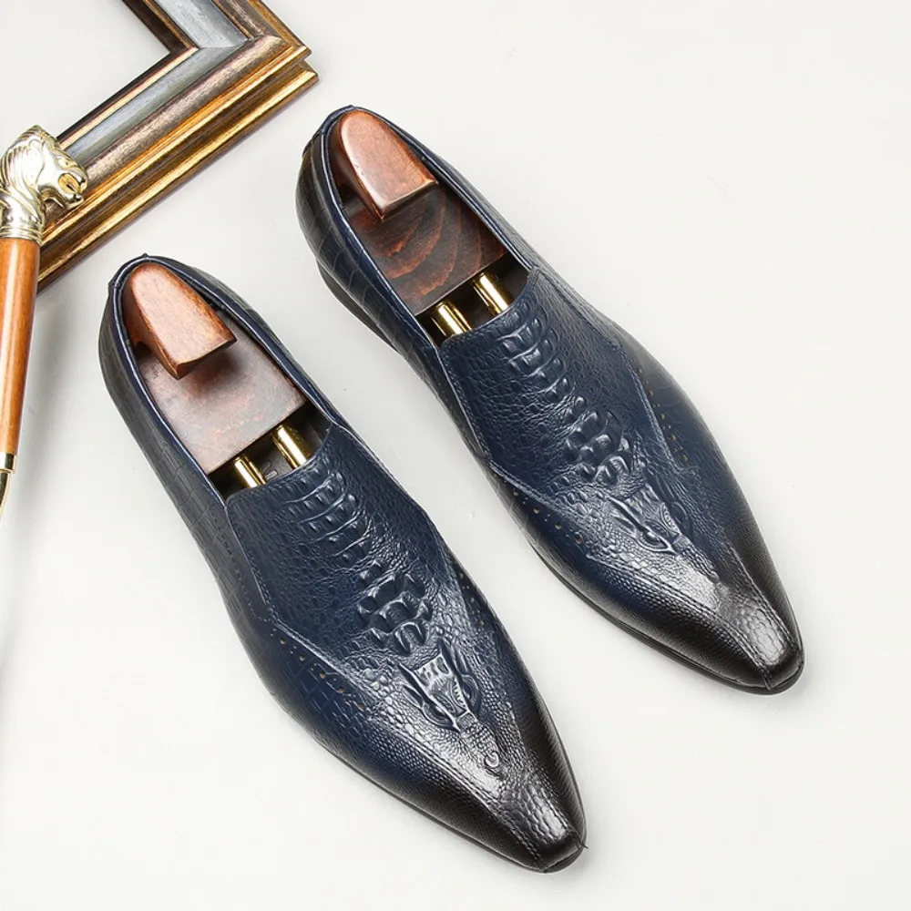 Fashions Slip-on Loafers Buckle Leather Shoe Daily Casual Shoes Men's Business Formal Office Shoes Original Designer British
Fashions Slip-on Loafers Buckle Leather Shoe Daily Casual Shoes Men's Business Formal Office Shoes Original Designer British
