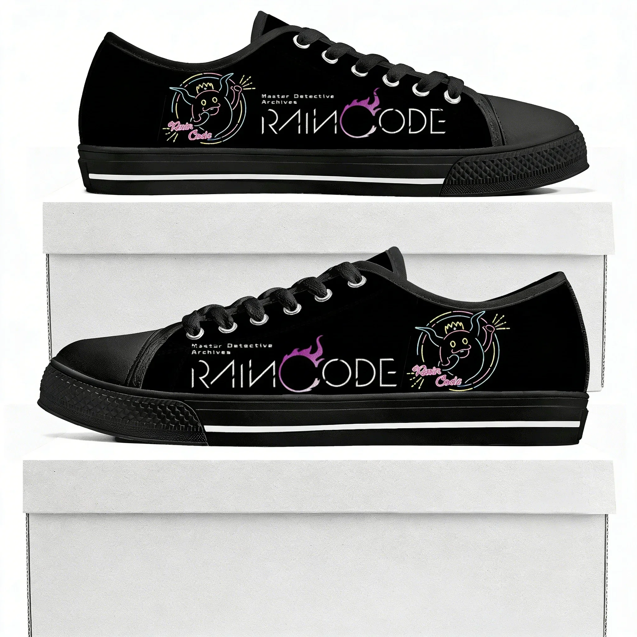 Master Detective Archives RAIN CODE Custom Low Top Sneakers Game Women Men High Quality Shoes Casual Tailor Made Canvas Sneaker
Master Detective Archives RAIN CODE Custom Low Top Sneakers Game Women Men High Quality Shoes Casual Tailor Made Canvas Sneaker