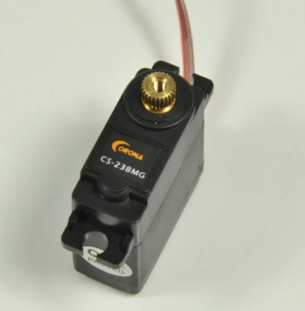 Corona 22g/ 4.6kg/ .14 sec RC Servo CS-238MG Metal Gear Micro Servo 29x13x30mm
Corona 22g/ 4.6kg/ .14 sec RC Servo CS-238MG Metal Gear Micro Servo 29x13x30mm