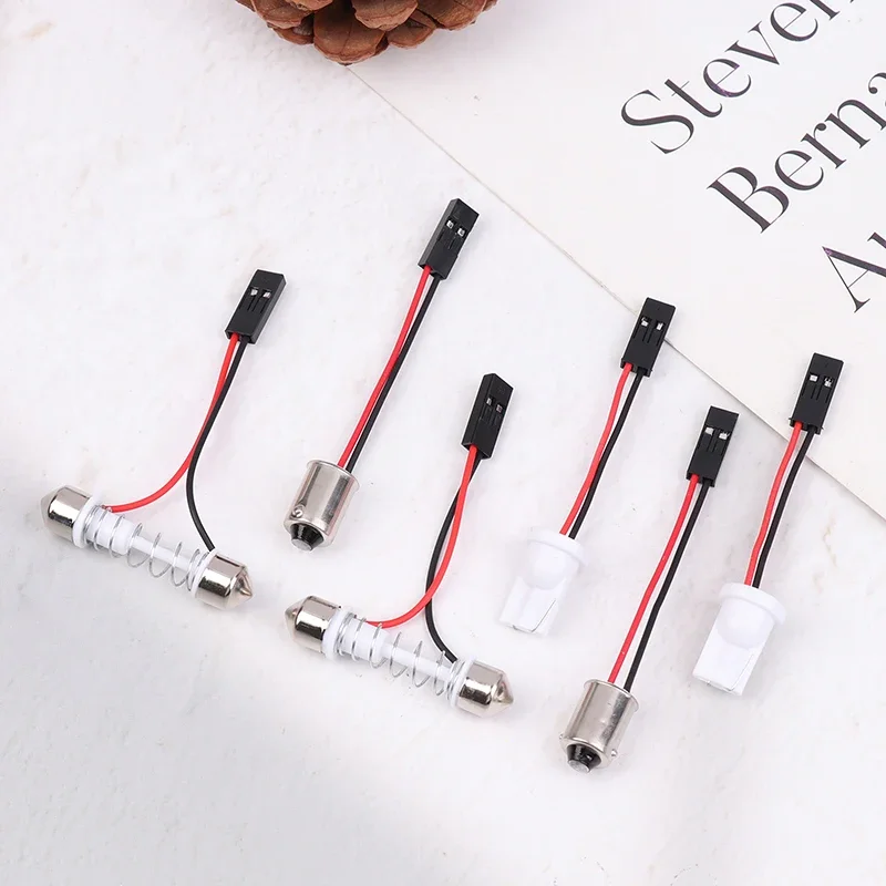 10 шт. адаптер для автомобильного освещения, светодиодная панель, стоп-лампа, салон автомобиля, купольная лампа T10 BA9S T4W, гирлянда к розовому разъему, проводные кабели 
10 шт. адаптер для автомобильного освещения, светодиодная панель, стоп-лампа, салон автомобиля, купольная лампа T10 BA9S T4W, гирлянда к розовому разъему, проводные кабели