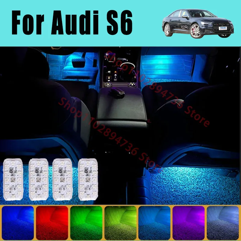 RGB Footwell Lights Luggage Compartment Car Led HD Seat Lamp For Audi S6 Car LED Atmosphere Decorative Lamp
RGB Footwell Lights Luggage Compartment Car Led HD Seat Lamp For Audi S6 Car LED Atmosphere Decorative Lamp