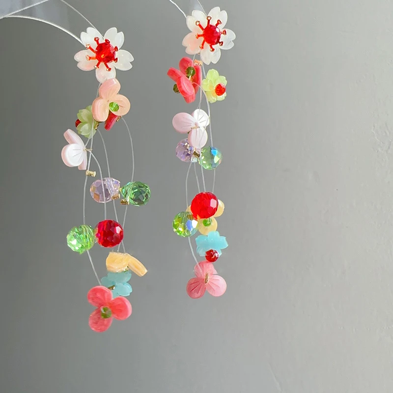 Colorful Beaded Floral Tassel Earrings Boho Style Exaggerated Long Earrings For Women Elegant Tassel Flower Earrings Wholesale
Colorful Beaded Floral Tassel Earrings Boho Style Exaggerated Long Earrings For Women Elegant Tassel Flower Earrings Wholesale