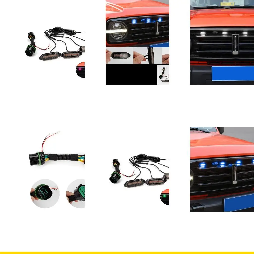 SZCH LED Emergencys StrobesTraffic Yellow Flashing Light Bar Front Bumper Grille Warning Caution Lightbar for Tank300 Trucks
SZCH LED Emergencys StrobesTraffic Yellow Flashing Light Bar Front Bumper Grille Warning Caution Lightbar for Tank300 Trucks