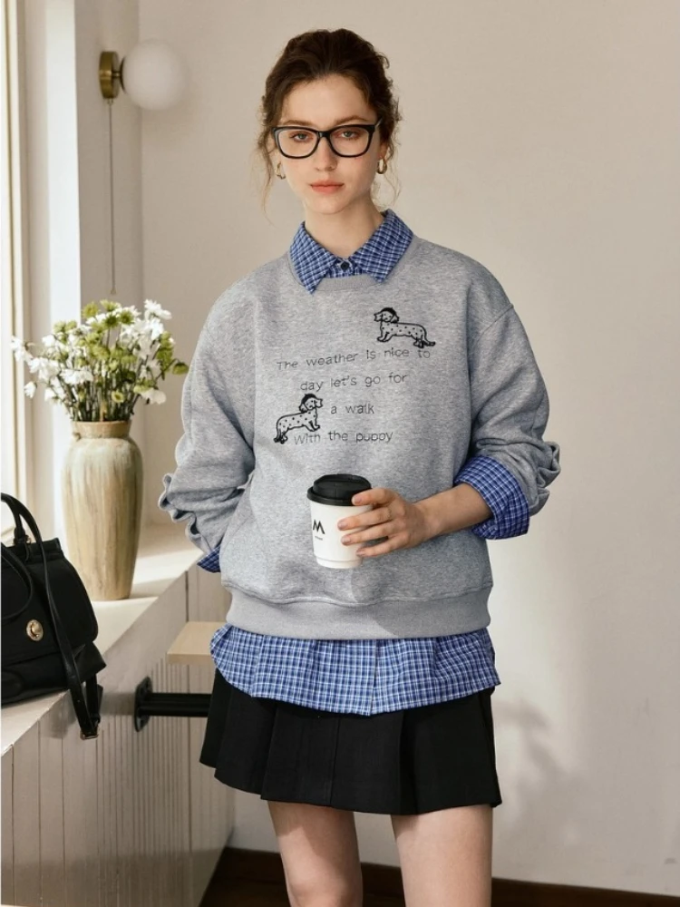 OLrain Women's Casual Pullover Sweatshirts 2025 Autumn O-neck Embroidery Knit Pullovers American-style Female Tops O57QR000928
OLrain Women's Casual Pullover Sweatshirts 2025 Autumn O-neck Embroidery Knit Pullovers American-style Female Tops O57QR000928