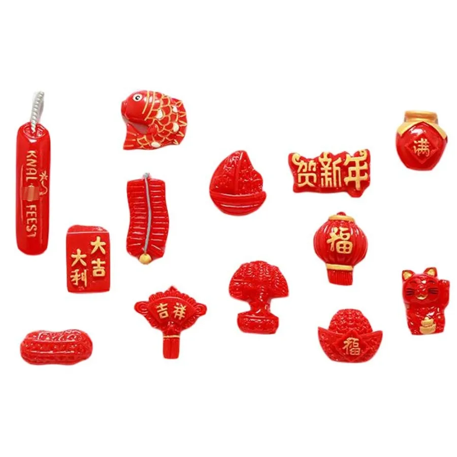 13 Pcs Chinese New Year Magnets Refrigerator Magnets Funny Festive Dration for Home Office
13 Pcs Chinese New Year Magnets Refrigerator Magnets Funny Festive Dration for Home Office