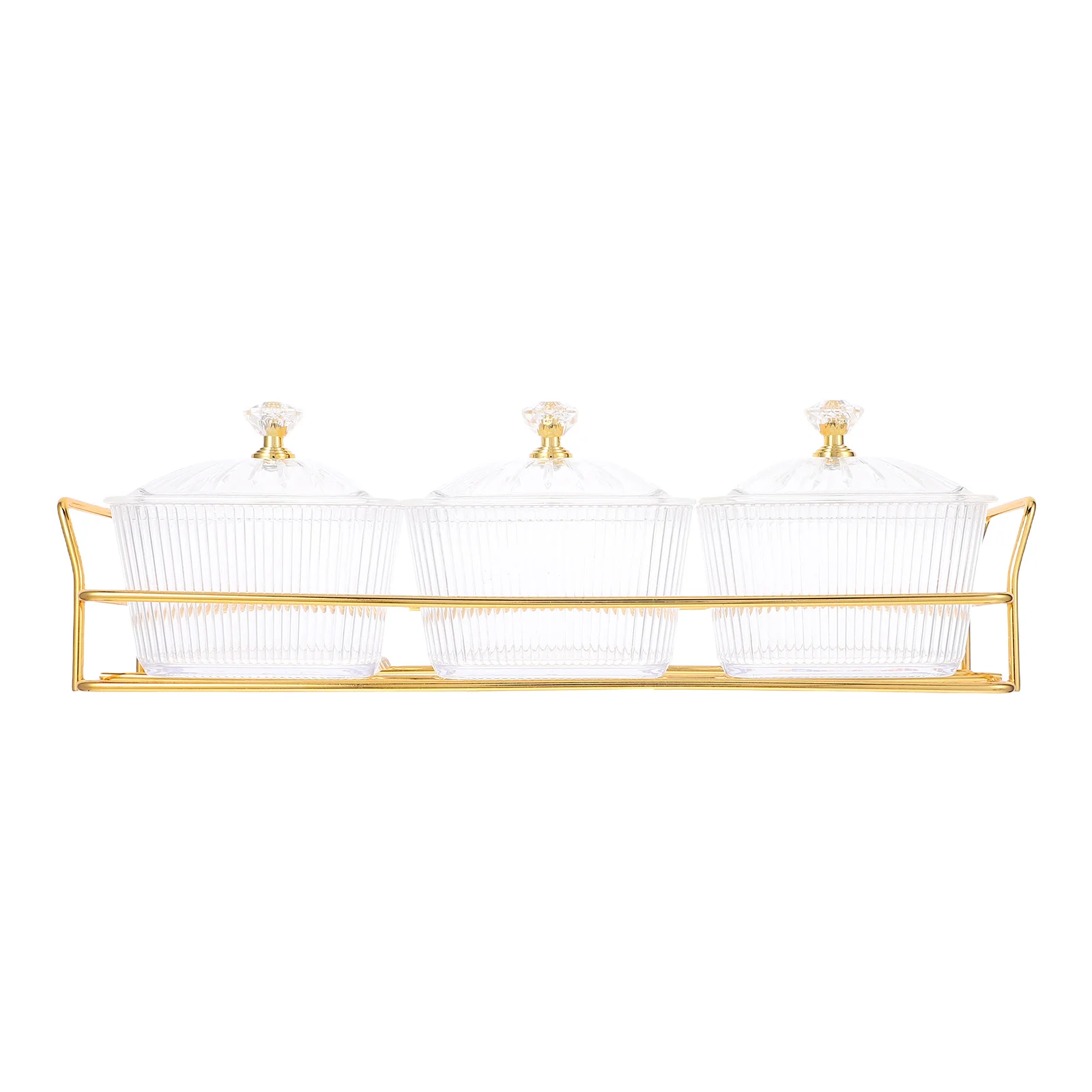 1Set Serving Bowls with Lids Golden Metal Rack Divided Compartments Removable Trays for Appetizers Snacks Fruits Nuts Desserts
1Set Serving Bowls with Lids Golden Metal Rack Divided Compartments Removable Trays for Appetizers Snacks Fruits Nuts Desserts