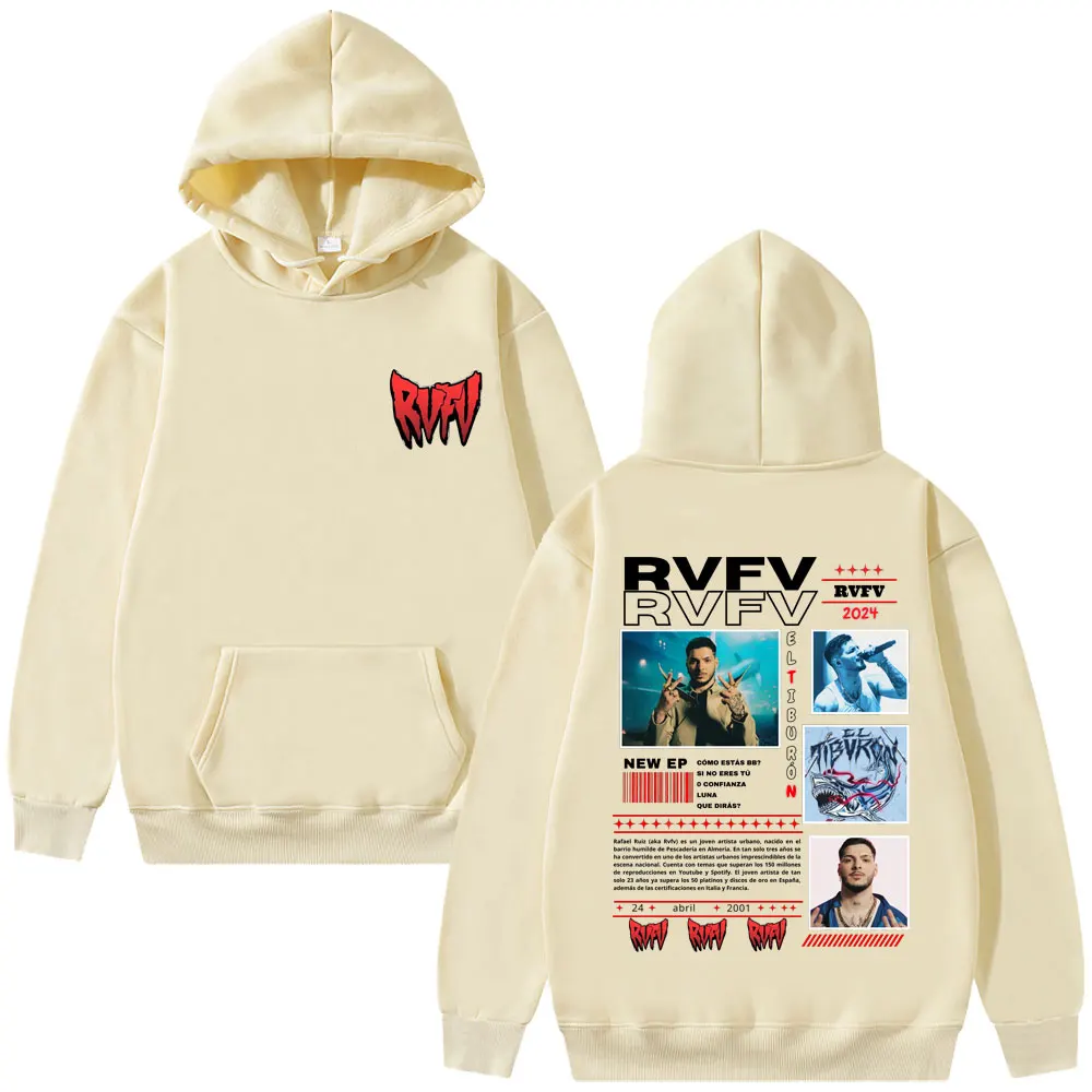 Rapper RVFV Eltiburón Tour 2025 Hoodie Men Women Casual Hip Hop Rock Sweatshirt Men's Fashion Vintage Oversized Pullover Hoodies
Rapper RVFV Eltiburón Tour 2025 Hoodie Men Women Casual Hip Hop Rock Sweatshirt Men's Fashion Vintage Oversized Pullover Hoodies