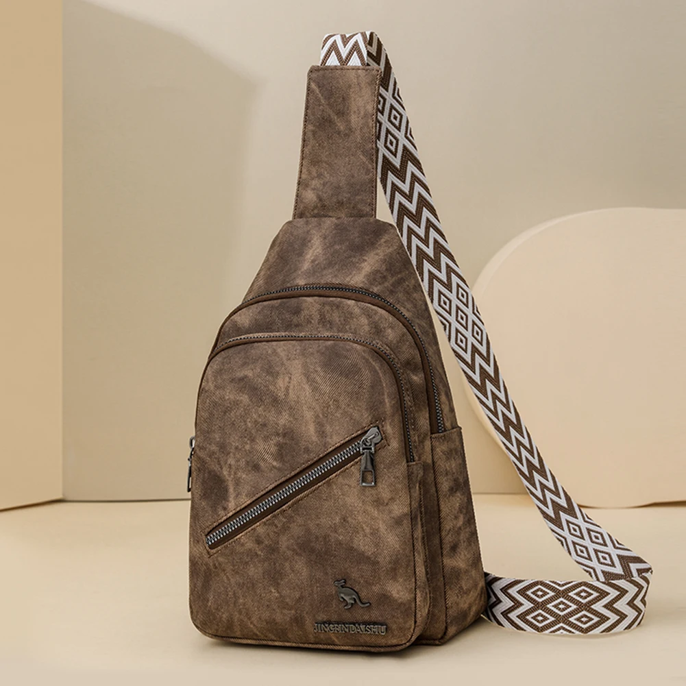 PU Leather Chest Bag Small Waist Bag Adjustable Guitar Strap Crossbody Sling Bag Multi-pockets Travel Fanny Pack for Men Women
PU Leather Chest Bag Small Waist Bag Adjustable Guitar Strap Crossbody Sling Bag Multi-pockets Travel Fanny Pack for Men Women