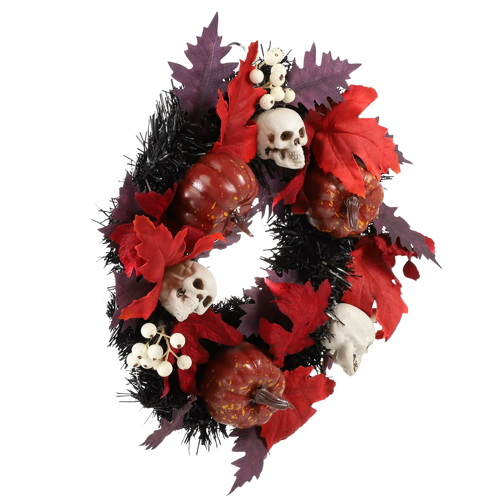 Halloween Wreath Decor Pumpkin Plastic Skull Themed Hanging Fall Decoration Classic Color Home Party nament
Halloween Wreath Decor Pumpkin Plastic Skull Themed Hanging Fall Decoration Classic Color Home Party nament