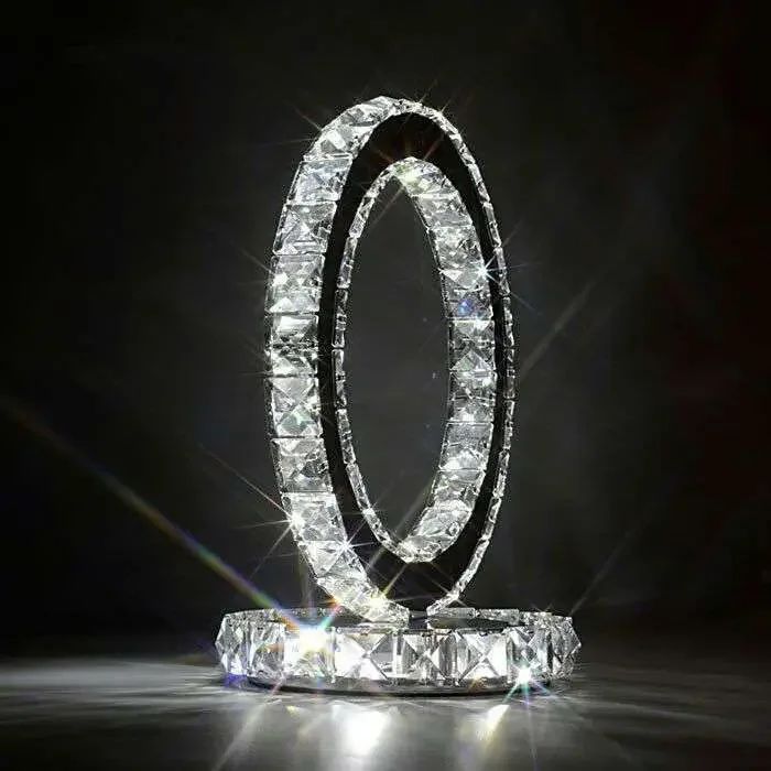 Light luxury crystal lamp Stainless steel crystal Romantic led Nordic bedside table Bedroom bedside table lamp
Light luxury crystal lamp Stainless steel crystal Romantic led Nordic bedside table Bedroom bedside table lamp