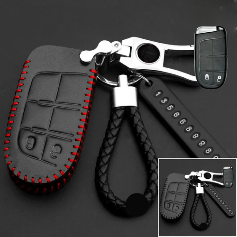 A+ Genuine Leather Car Key Fob Case Cover For Jeep Grand Chrysler 300 Dodge Charger
A+ Genuine Leather Car Key Fob Case Cover For Jeep Grand Chrysler 300 Dodge Charger