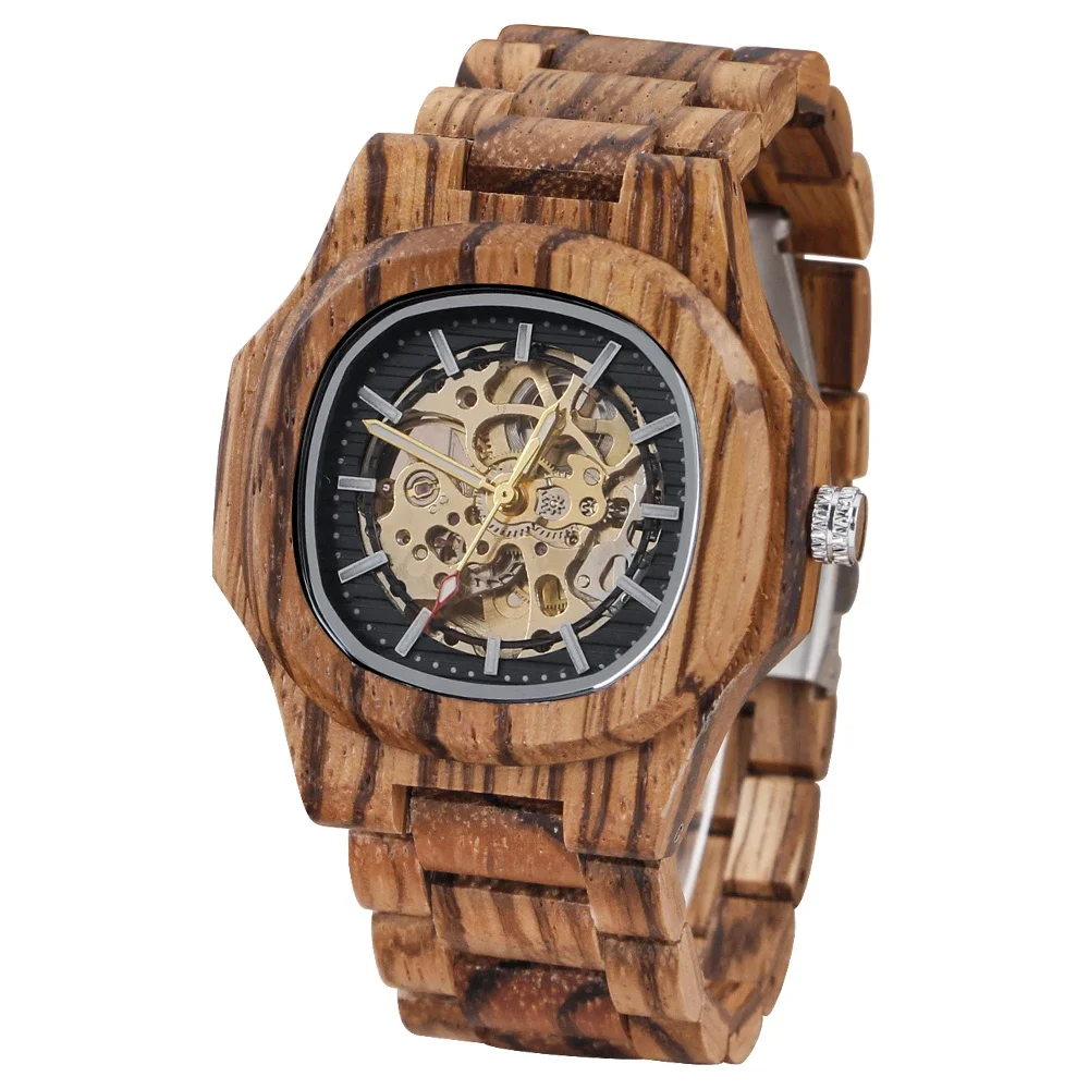 Premium Unisex Fashion Timepiece - Classic Luxury Wooden Hollow Mechanical Lightweight Leisure Gift Watch
Premium Unisex Fashion Timepiece - Classic Luxury Wooden Hollow Mechanical Lightweight Leisure Gift Watch