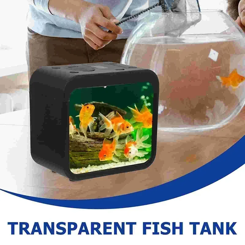 LED Mini Fish Tank Desktop Decoration Transparent Acrylic Creative Square Aquarium Fish Breeding Box Decorate Tabletop Supplies
LED Mini Fish Tank Desktop Decoration Transparent Acrylic Creative Square Aquarium Fish Breeding Box Decorate Tabletop Supplies